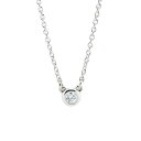 ティファニー ネックレス TIFFANY バイザヤード ダイヤ 0.05ct シルバー 24944395