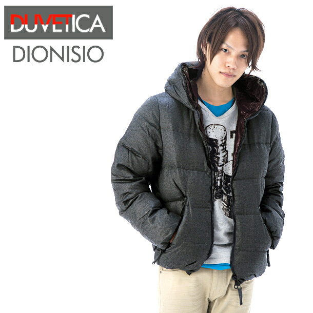 デュベティカ メンズダウンジャケット DIONISIO WOOL ディオニシオ ウール MEL.GRIGIO FUMO 1087 190600 (DUVETICA) ★2013-2014秋冬モデル★DIONISIO WOOL ディオニシオ