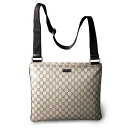 グッチ GUCCI ショルダーバッグ 201446 KGDIN 8588 ベージュ×ブラウン 【GG SUPREME:GGスプリーム】