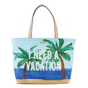 ケイトスペード トートバッグ KATE SPADE PXRU6835 974 MULTI 【breath of fresh air】 I need a vacation francis