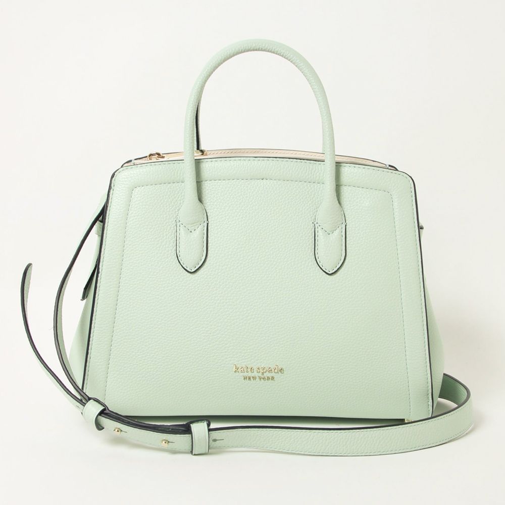 ケイトスペード 2WAYバッグ M 【KNOTT：ノット】midium satchel PXR00398 ブルー系(936 CRYSTAL BLUE) KATE SPADE 【bgl】【tbg】【hbg】