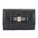 グッチ GUCCI キーケース 388682 CWC1G 1000 ブラック 【BOWY:ボウイ】