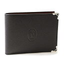 カルティエ 財布 折財布 CARTIER L3001369 ブラック/ボルドー マスト