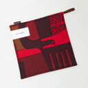 マリメッコ 鍋敷き ポットホルダー MARIMEKKO 067944 340 レッド×プラム×ブラウン TALVITARINA タルビタリナ