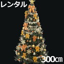 レンタル クリスマスツリー セット 300cm コ