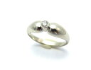 【中古】【程度A】【美品】ティファニー TIFFANY&Co. Pt950 プラチナ Wダブルティアドロップリング ダイヤ #11 デザインリング 指輪