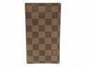 【中古】【程度A】【美品】ルイヴィトン LOUIS VUITTON ダミエ アジェンダポッシュ 手帳カバー R20703