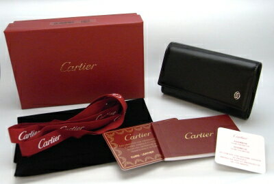 【未使用展示品】CARTIER　カルティエパシャ　キーケース　6連ブラック　L3000127