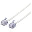 エレコム スリムモジュラーケーブル 6極4芯 ホワイト 20m (MJ-20WH)
