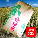 【送料無料・精米無料】1年産秋田県産あきたこまち玄米30kg...