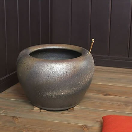信楽焼10号なまこ火鉢！和風を演出する陶器火鉢です。陶器ひばち/手焙/手あぶり/信楽焼ひば…...:yakimono:10000088