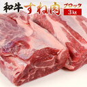 牛 すね スネ 3Kg 簡易包装 A5等級 牛肉 ブロック 肉 松阪牛 やまと の 煮込み素材 最高級