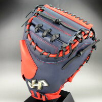 2019年モデル ハタケヤマ HATAKEYAMA 一般軟式捕手用右投げ 限定モデル 2019 PRO-288(B)紺x赤の画像