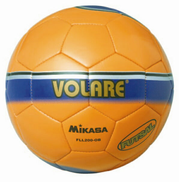 ミカサ MIKASA フットサルボール　フットサルレジャー用 O （FLL200−OB）
