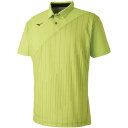 ミズノ MIZUNO ゲームシャツ 62JA900237 ライムグリーン StandardFit ダイナモーションフィット クイックドライPLUS ソフトテニスウエア 日本バドミントン