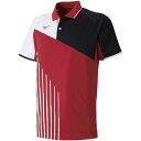 ミズノ MIZUNO ゲームシャツ 62JA900365 バーチャルピンク StandardFit ダイナモーションフィット クイックドライPLUS ソフトテニスウエア 日本バドミントン