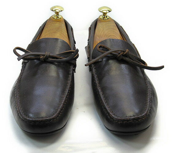 CAR SHOE (カーシュー)7 (約25.5〜26.0cm) イタリア製・スリッポンYALAKU-ヤラク-メンズビジネスシューズ・紳士靴【中古】【送料無料】【靴】