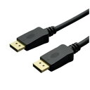 ミヨシ DP-28/BK 4K対応 DisplayPortケーブル 2.8m ブラック