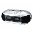 【ポイント10倍!5月25日(土)0:00~5月28日(火)9:59まで】コイズミ SAD-4937/S CDダブルラジカセ シルバー