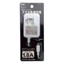【ポイント10倍!】ウィルコム AC-13M-WH ACスマホ急速充電器microUSB 1.8A ホワイト
