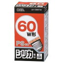 オーム電機 LB-D6657W シリカ電球 (60W形/ホワイト・口金E26)