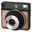 【ポイント2倍!】富士フイルム インスタントカメラ 『チェキ』 instax SQUARE SQ6 ブラッシュゴールド