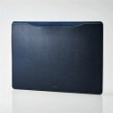 エレコム BM-IBSVM1916NV MacBook用レザースリーブケース(16) ネイビー