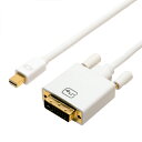 ミヨシ DPC-2KDV20/WH FullHD対応 miniDisplayPort-DVI-D ケーブル 20m ホワイト
