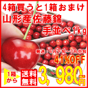  山形 さくらんぼ 手並べ  1kg Lサイズ 贈答用 化粧箱・露地栽培 発送：6月下旬〜7月中旬　山形ふるさと食品館贈答 　ギフト 大人気　さくらんぼ　佐藤錦