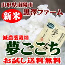 【山形県南陽市：黒澤ファーム】夢ごこちお試しパック（3合450g）【メール便】代引き・コンビニ後払いご利用いただけません【マラソン1207P05】【RCPmara1207】