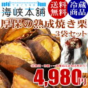 熟成焼き栗180g×3袋(山口県産 厚保の栗) 送料無料 焼き栗 くり マロンファーム