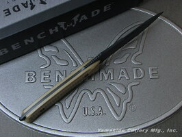 BENCHMADE/ベンチメイド#140SBKSNNimravusニムラバスブラック直・波コンビ刃/サンドカラーハンドル3