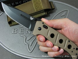 BENCHMADE/ベンチメイド#275BKSNADAMASMANUALアダマス・マニュアルブラック直刃/サンドカラーハンドルナイフ5