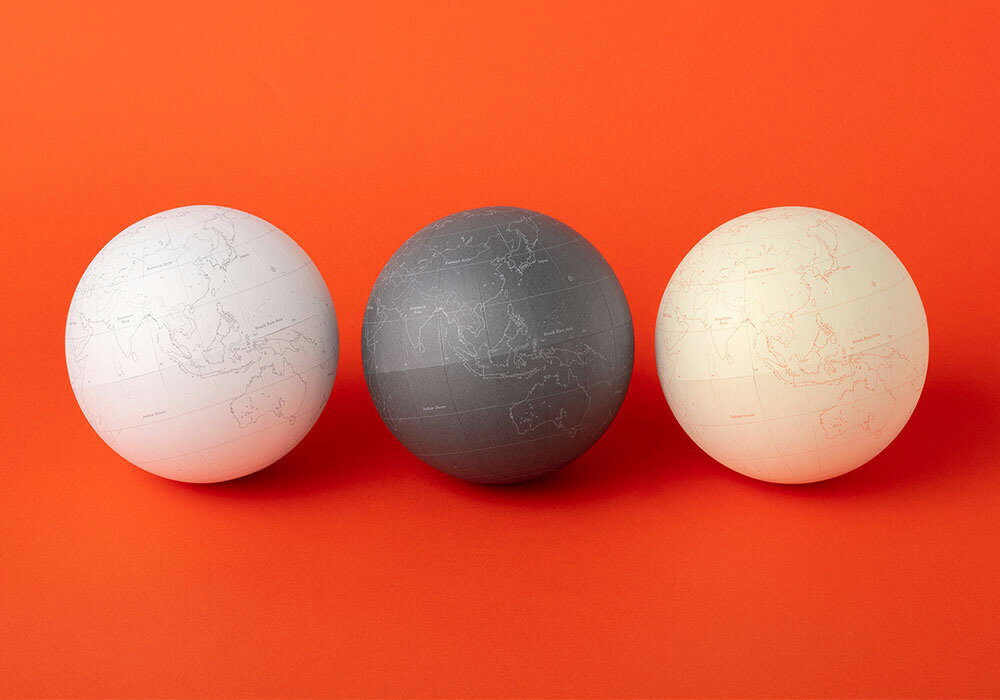 《全3色》プロッター/PLOTTER/地球儀/ globe【プロッター デザイン雑貨 レトロ モダン インテリア雑貨 デスク オフィス 卓上 リビング】第29回　日本文具大賞　デザイン部門　優秀賞