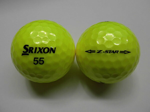 【Sランク】SRIXON　Z-STAR　2015年　1球　パッションイエロー【マーク・ネーム無】【中古】ロストボール　ゴルフボール　スリクソン　ゼットスターの画像