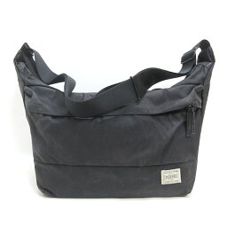 Q■<strong>ポーターガール</strong>/PORTER GIRL <strong>ムース</strong> MOUSSEショルダーバッグBAG■黒/男女兼用/67【中古】