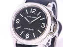 パネライ　PANERAI　PAM00112　ルミノール ベース　SS×ラバー　黒文字盤　シースルーバック　手巻き