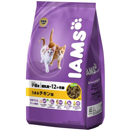 IAMS アイムス 子猫用 離乳期 -12ヶ月齢 うまみチキン味 3KG