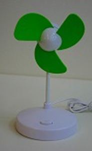 TEKNOS テクノス USB卓上扇風機(USB電源) フラワー US-11