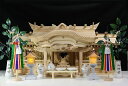 三社■特大 84cm■美彫り・昇龍大社 入母屋 神棚■荘厳な...
