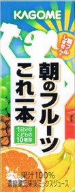 カゴメ　朝のフルーツこれ一本　200ml紙パック　24本入