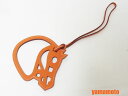 HERMES エルメス チャーム パドック シュウ゛ァル レザー オレンジ ホース 馬 新品同様 【中古】