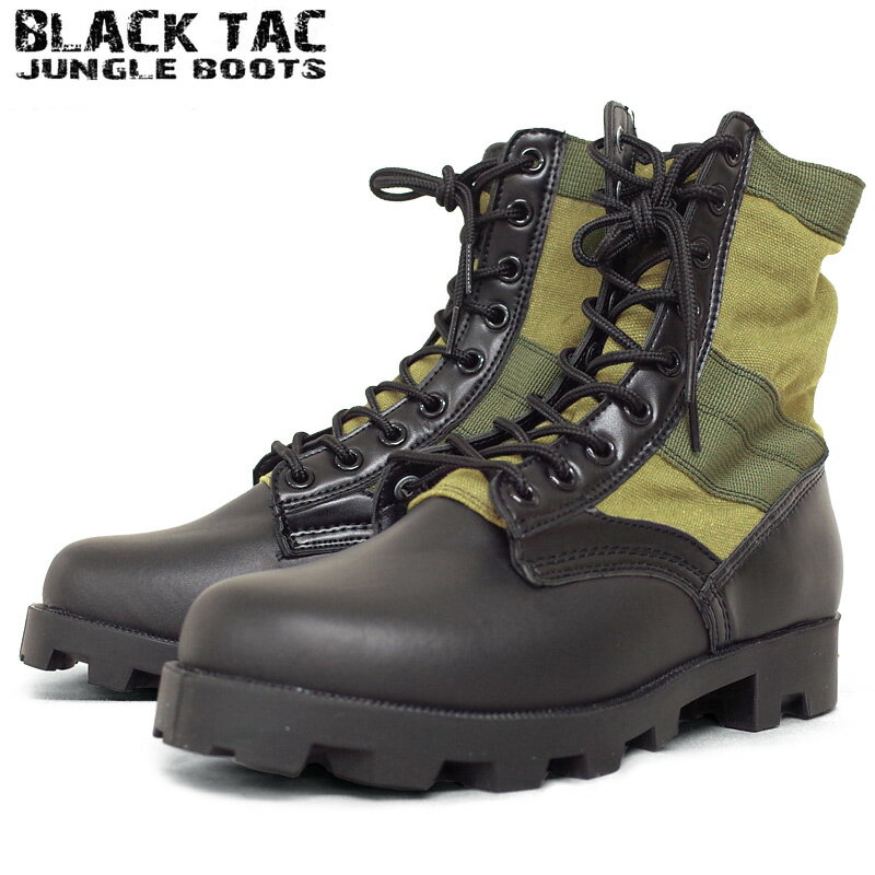 WEBプライス・米軍レプリカ BLACK TAC #99819 ジャングルブーツ OD色 …...:yamamotojp:10000016