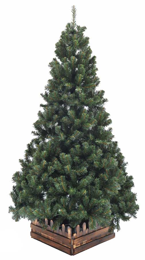 180cm幅広DX濃緑　品質保証高級ツリー木枠付【クリスマスツリー】...:yamamotoningyou:10000121