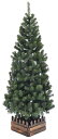 180cmスリム濃緑　品質保証高級クリスマスツリー木枠付土台の足と枝の付け根は鉄製でとても丈夫!濃い緑の葉が沢山で豪華！