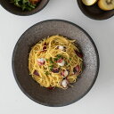 チグ 25cmカレー&パスタ皿 黒 日本製 美濃焼 和食器 カレー皿 パスタ皿 パスタプレート Re食器 SDGs リサイクル サステナブル
