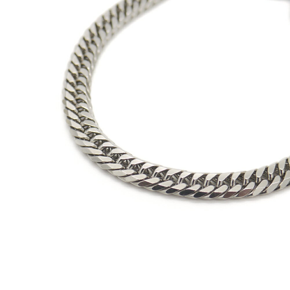 【中古】50g Pt850 喜平6面ダブルネックレス プラチナ ネックレスチェーン Y04734