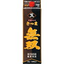 【5,000円以上送料無料】【ケース品】さつま無双 黒パック 25度 1800ml 6本入り