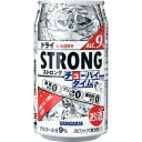 【5,000円以上送料無料】【ケース品】サンガリア ストロングチューハイタイム ゼロ ドライ 340ml 9度 24本入り