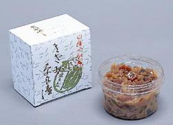 山崎屋の奈良漬　特製きざみ奈良漬　容器入400円（税込）